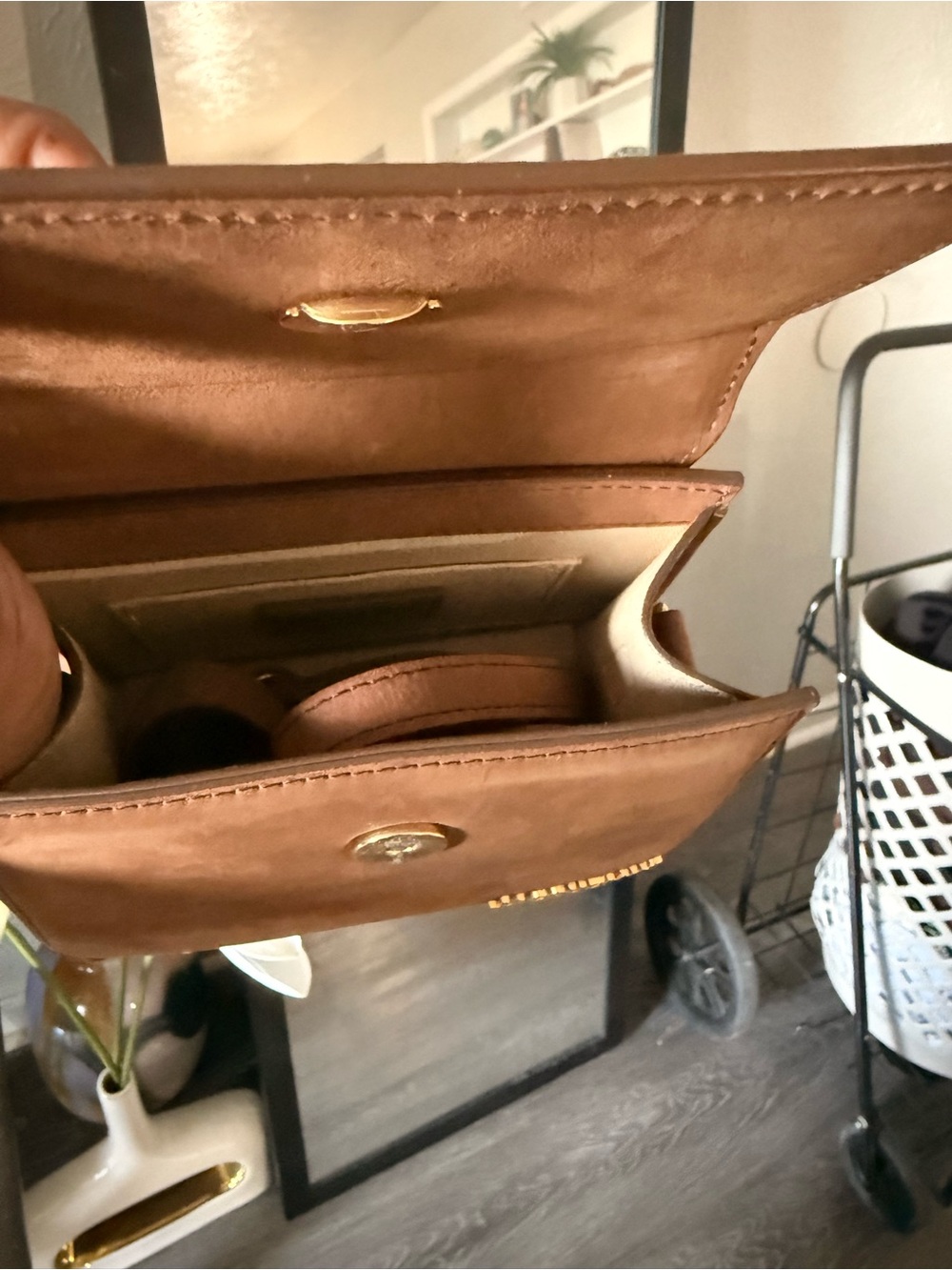 Jacquemus Tan Mini Top-Handle Le Chiquito Style Bag - Picture 2 of 2